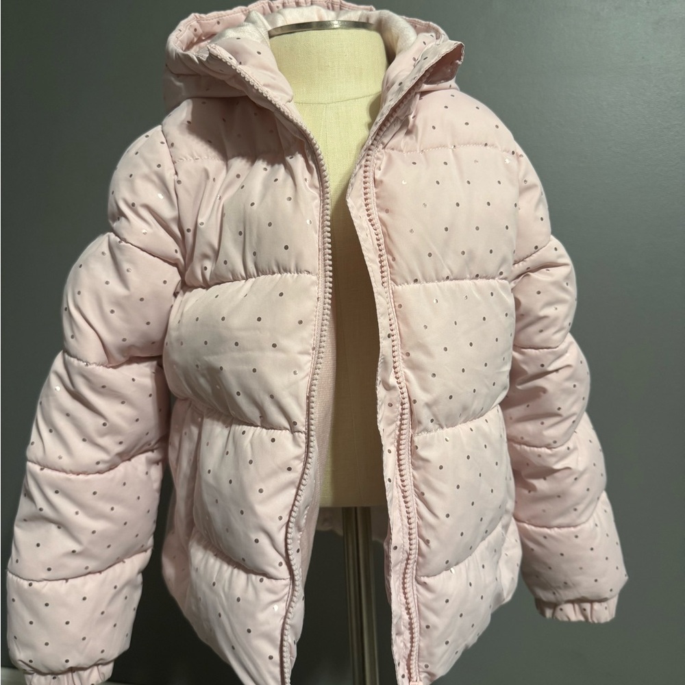 Swiss Tech Light Pink Kids Puffer Jacket